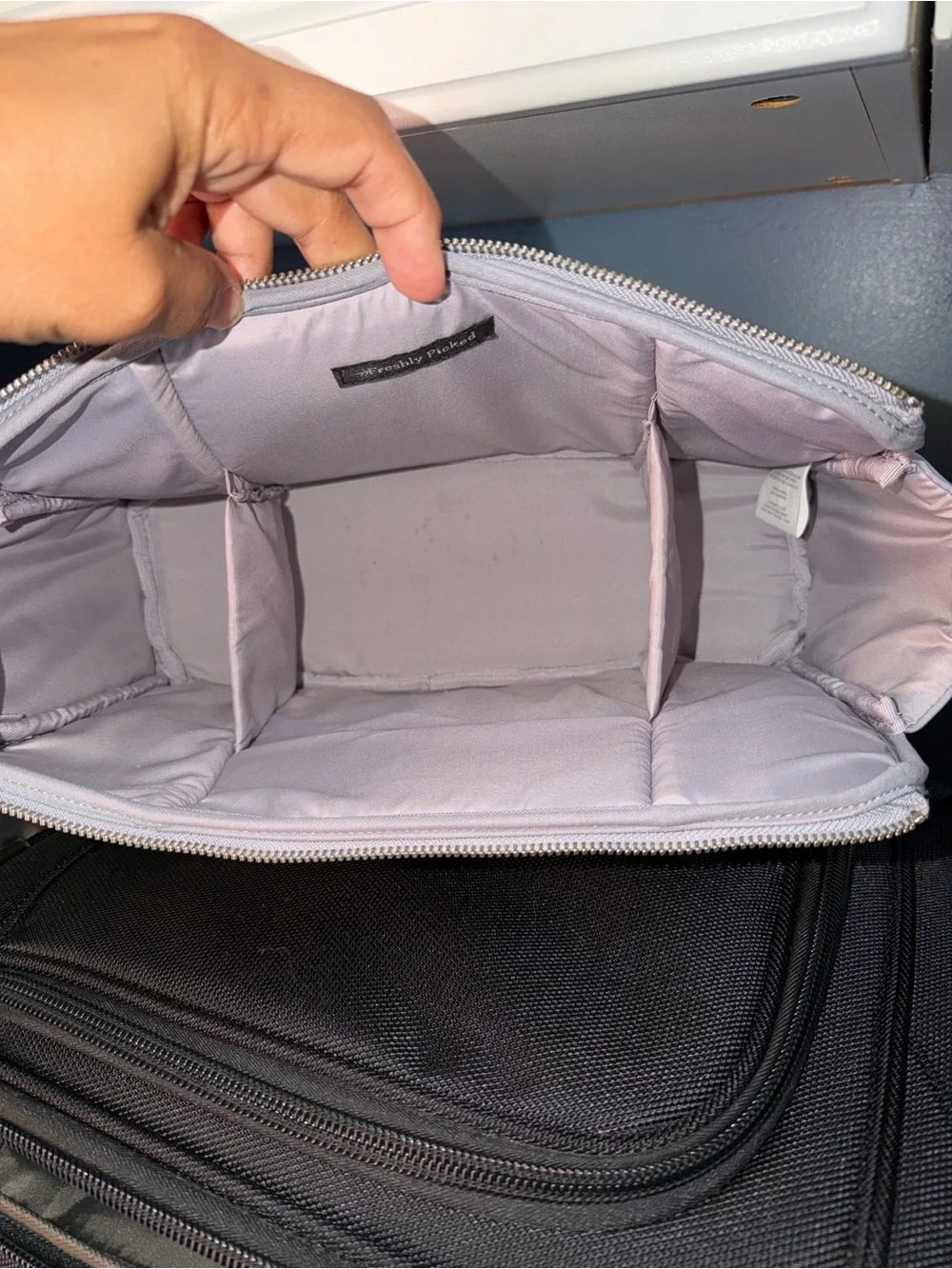 Freshly  Picked lavender stroller caddy LIKE new